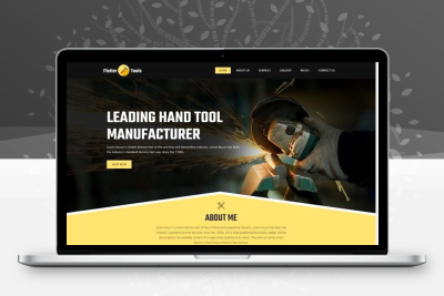 跨境英文站木匠工艺服务网站html模板模板