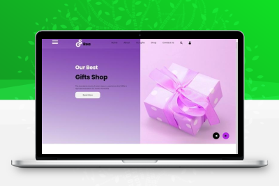 HTML精美礼品店宣传网站模板