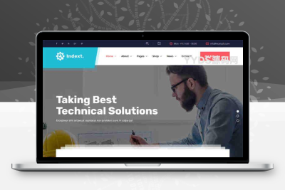 机械工业生产网站html模板