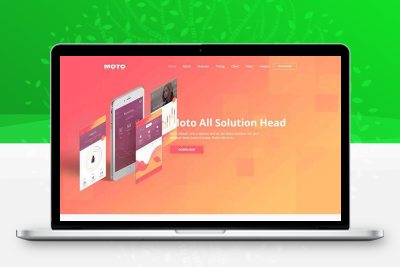 跑步运动app官网介绍html模板