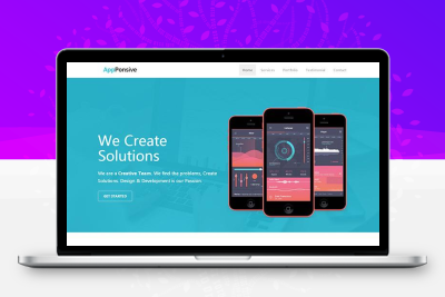 通用的手机app介绍展示html模板