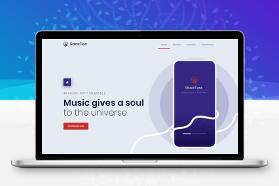 手机音乐app应用官网模板
