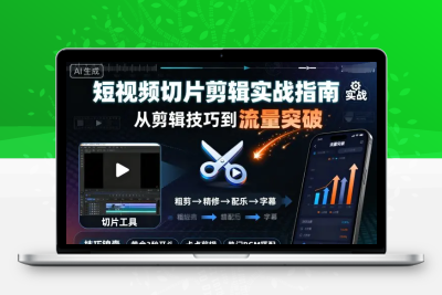 短视频切片剪辑实战指南，轻松实现流量突破与变现
