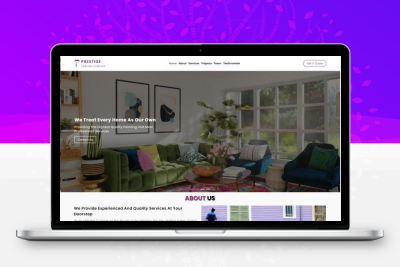 家居装潢墙绘服务机构网站模板