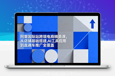 阿里国际站跨境电商精英课，从店铺基础搭建,AI工具应用到直通车推广全覆盖