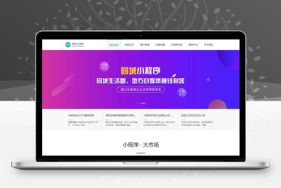 (PC+WAP)微信小程序开发代理展示销售pbootcms网站模板 软件开发公司网站源码下载