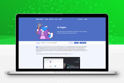 AI Engine Pro v3.2.8 – ChatGPT 聊天机器人、GPT 内容生成器、自定义测试平台及功能