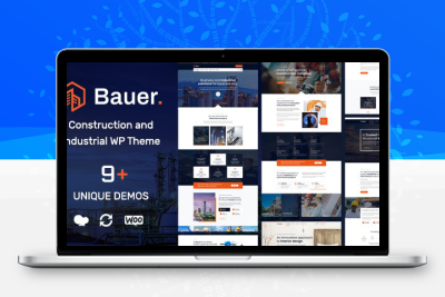 Bauer v1.33 – 建筑和工业 WordPress 主题