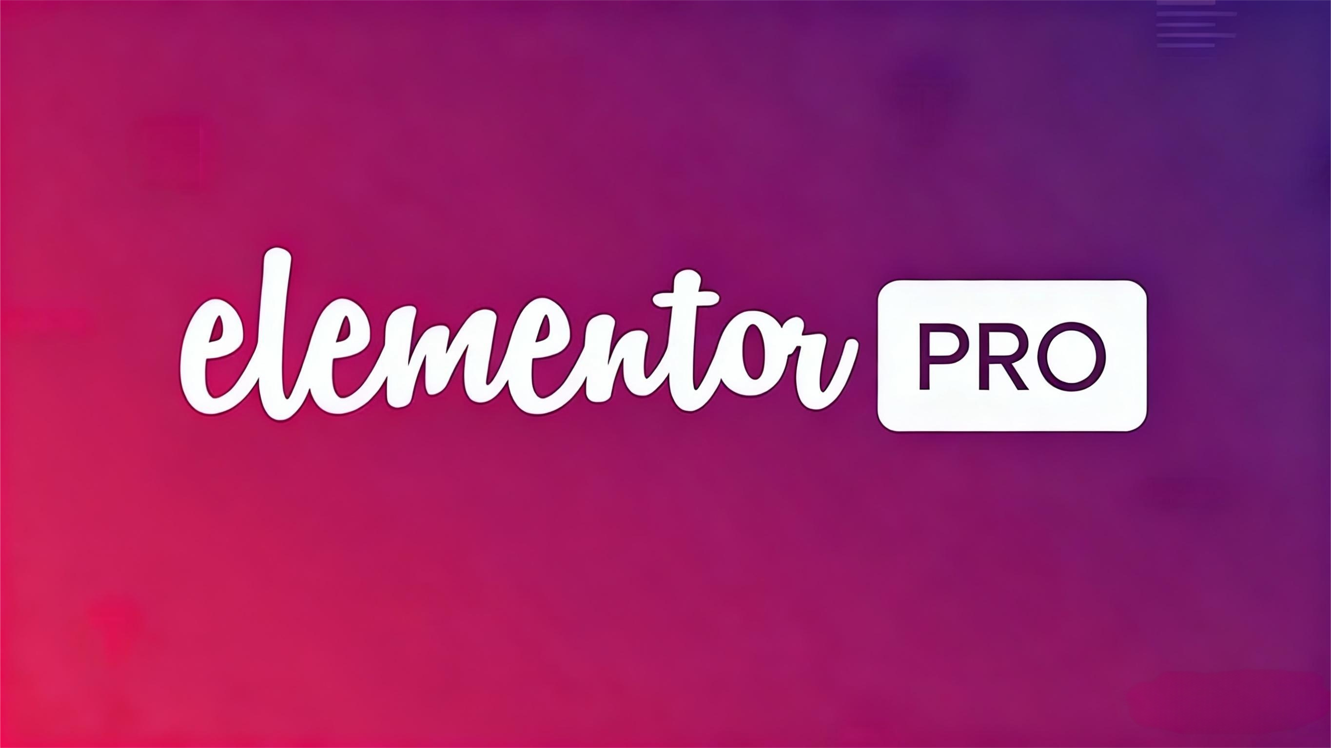 Elementor Pro v3.33.2 – 最先进的网站构建器插件-已破解