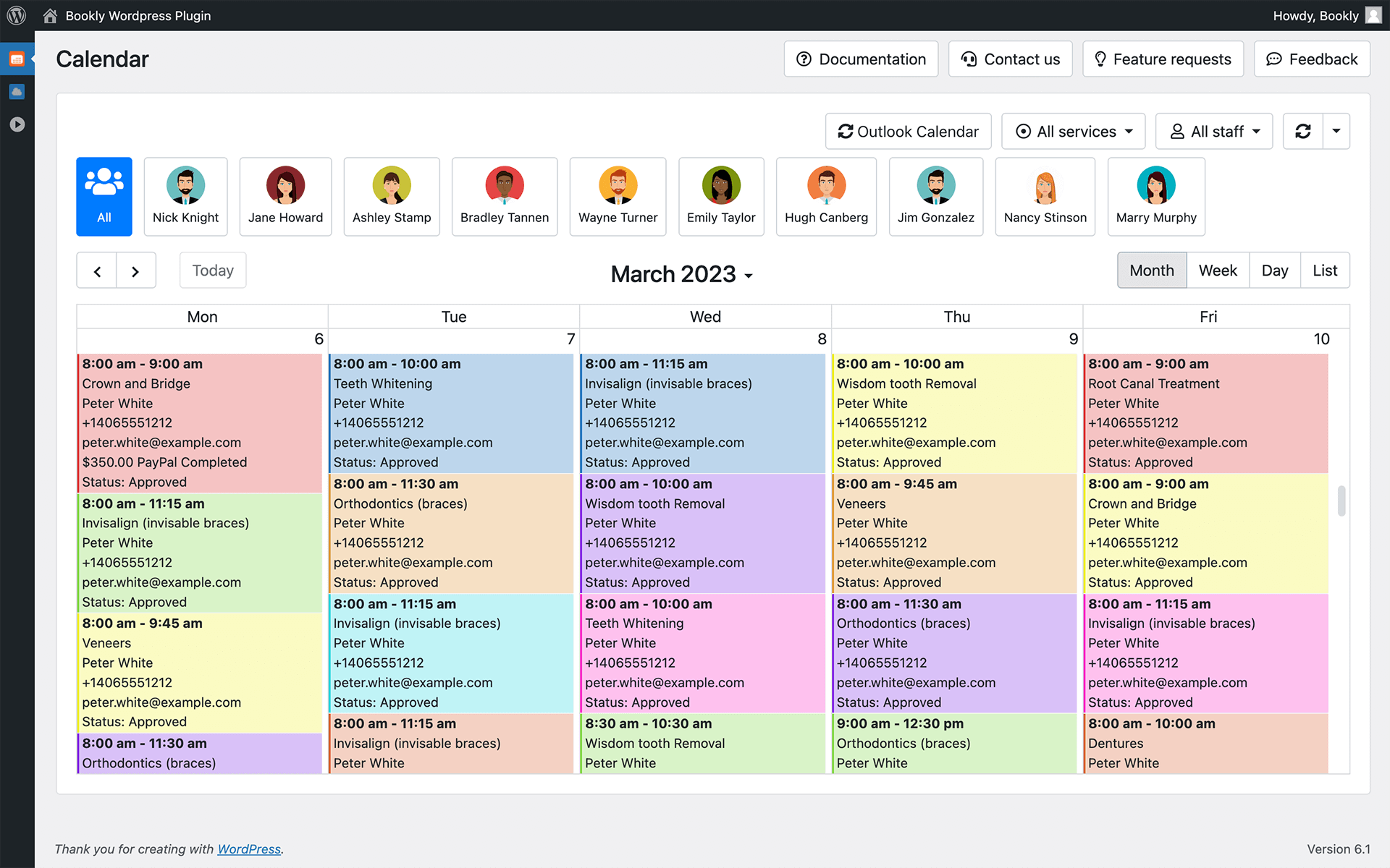 Bookly Outlook 日历(插件)v3.8