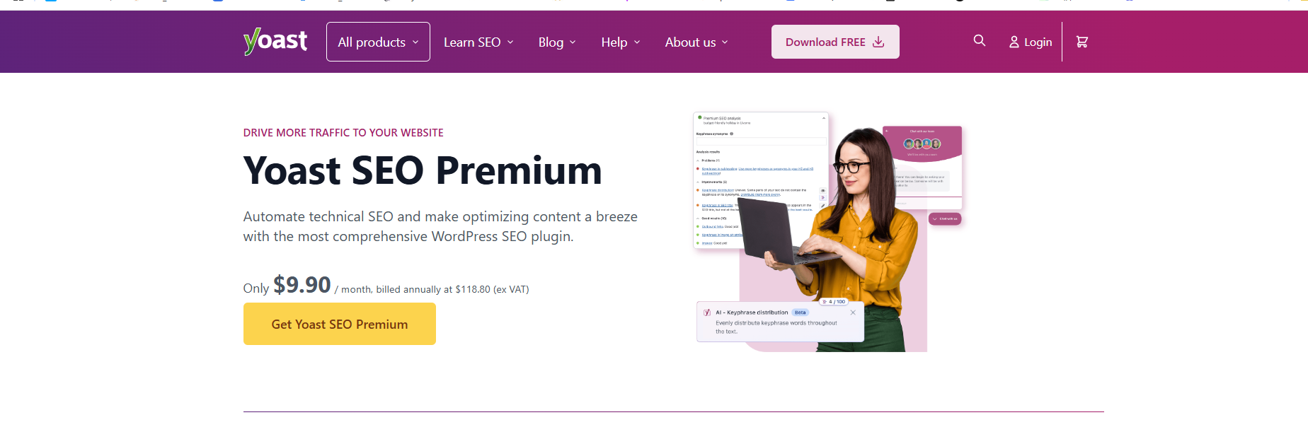 Yoast SEO Premium v26.5 – 排名第一的 WordPress SEO 插件