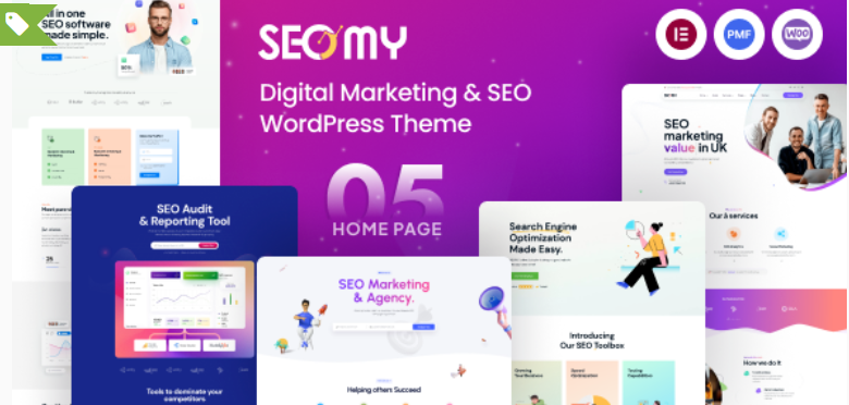 Seomy v1.1.7 – 数字营销和 SEO 机构 WordPress 主题