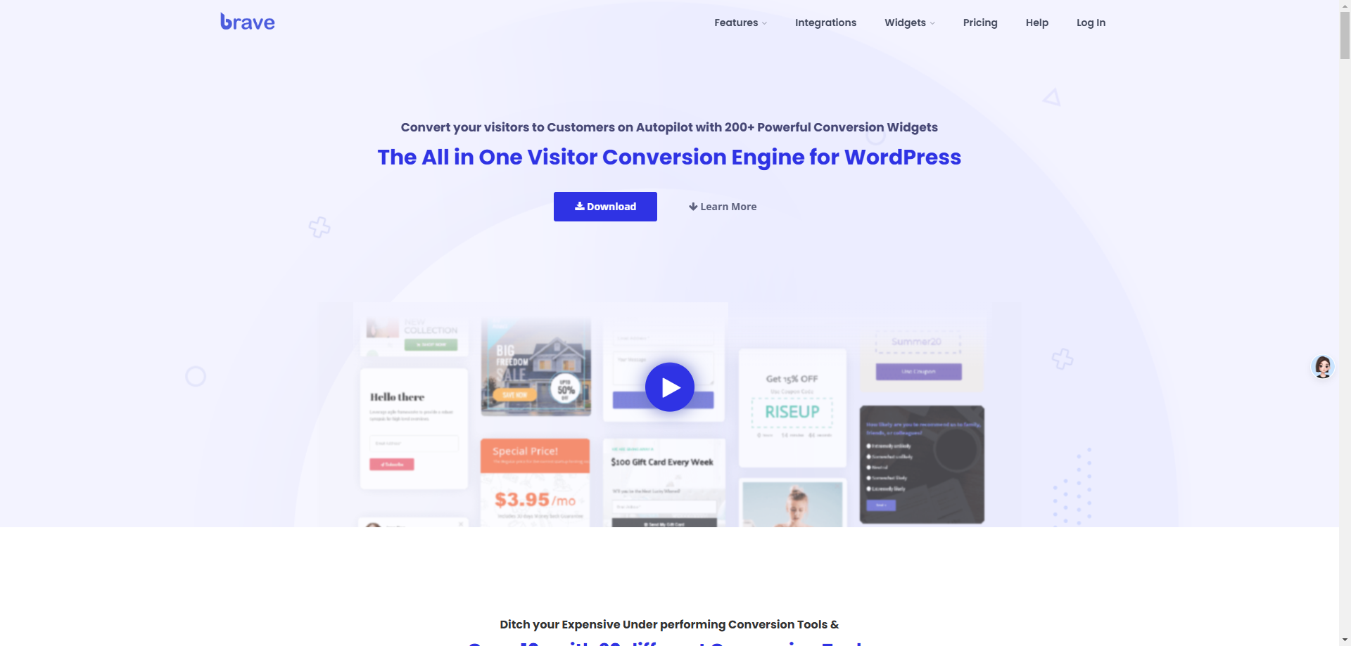 Brave v0.8.4 – 拖放式 WordPress 弹窗、订阅、潜在客户开发和调查构建器