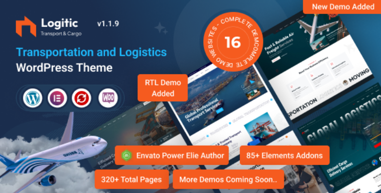 Logitic v1.1.9 – 运输与物流 WordPress 主题