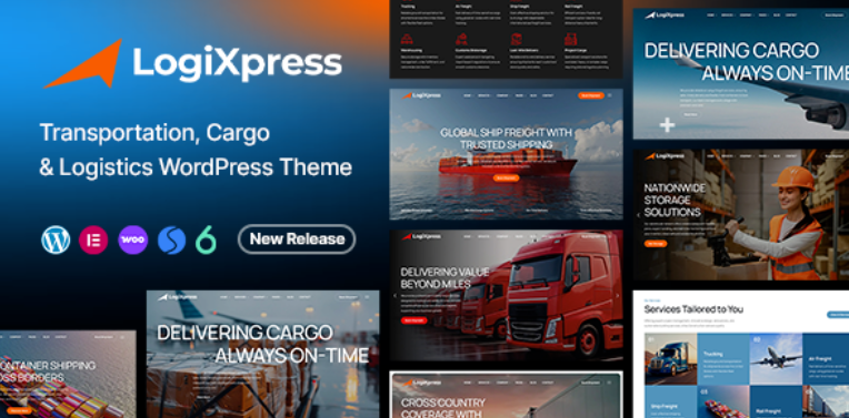 LogiXpress v1.0.3 – 运输、货物和物流 WordPress 主题
