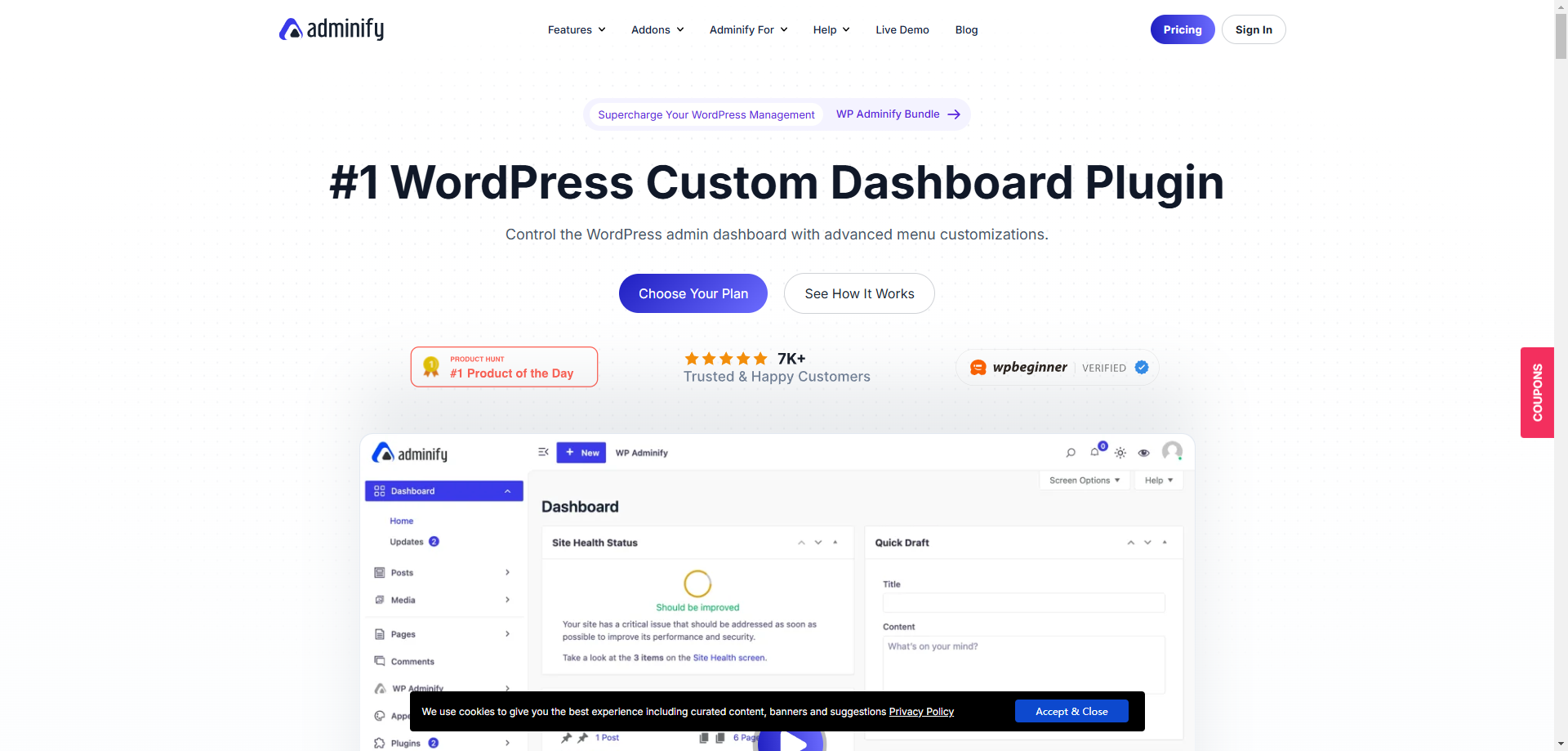 WP Adminify PRO v4.0.6.1 – WordPress 控制面板的强大工具包