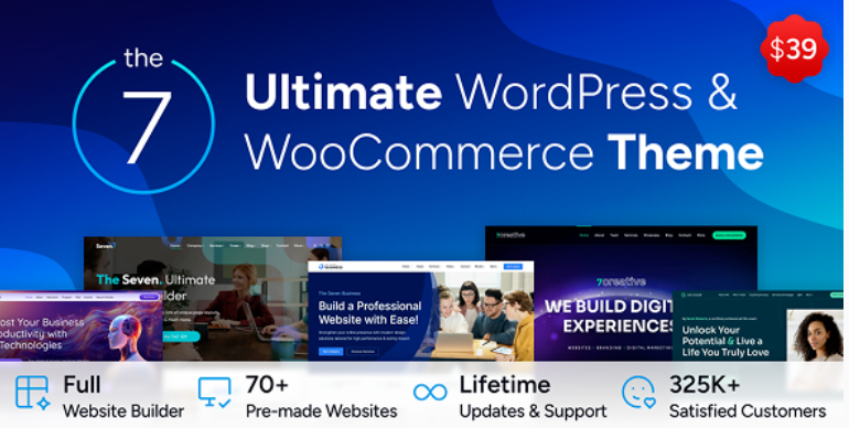 The7 v14.0.1.1 – WordPress 网站和电子商务构建器