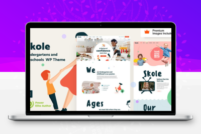 Skole v37 – 学校幼儿园 WordPress Elementor 主题