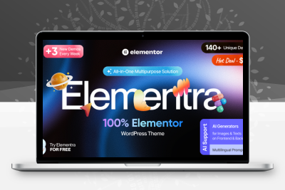 Elementra v1.0.9 – 100% Elementor WordPress 主题