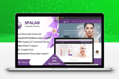 Spa Lab v6.9 – 美容院 WordPress 主题