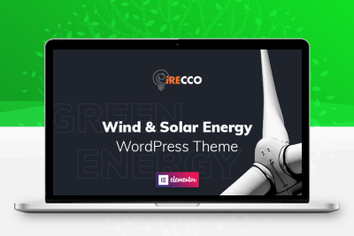 iRecco v1.3.12 – 风能和太阳能 WordPress 主题