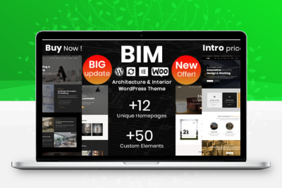 BIM v1.4.0 – 建筑与室内设计 Elementor WordPress 主题