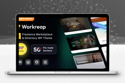 Workreap v3.4.1 – 自由职业者市场 WordPress 主题