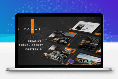 Zonar v4.3.6 – 个人作品集 WordPress 主题