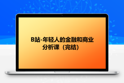 B站-年轻人的金融和商业分析课（完结）