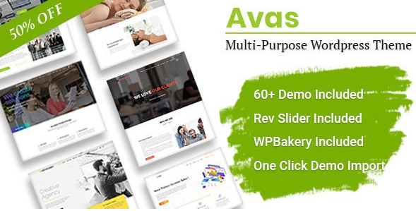 Avas 6.9.11 – Elementor 多用途 WordPress 主题