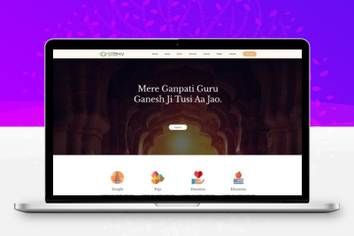 HTML5宗教寺庙祈福网站模板
