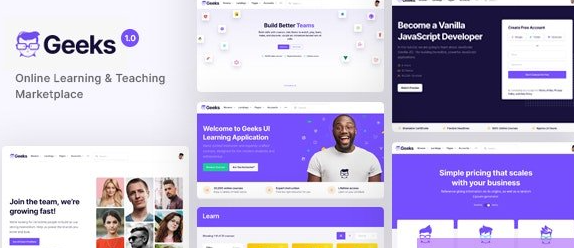 Geeks v1.3.0 – 在线学习市场 WordPress 主题