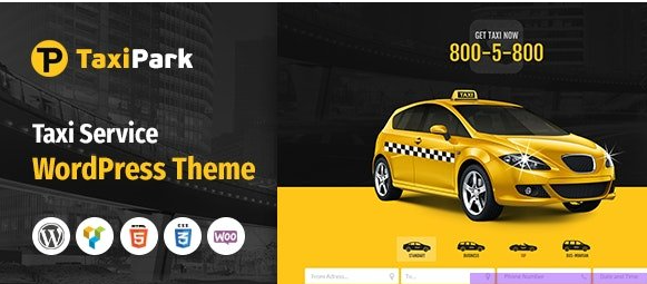 TaxiPark v1.6.8 – 出租车服务公司 WordPress 主题