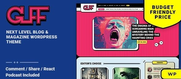 Guff v1.0.4 – 个人博客和杂志 WordPress 主题