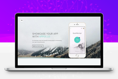 APPOLLO应用APP下载页模板