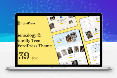 FamiPress 1.1.9 – 家谱和家族树 WordPress 主题