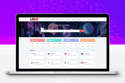 PbootCMS自适应手机端导航网站模板