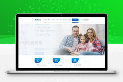 家庭保险服务公司网站模板