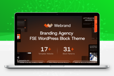Webrand v1.0 – 品牌代理 Gutenverse FSE WordPress 区块主题