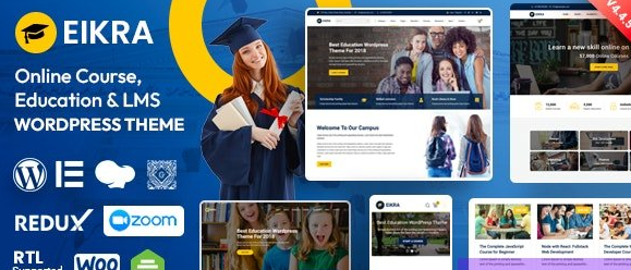 Eikra Education v4.5.1 – 教育类 WordPress 主题