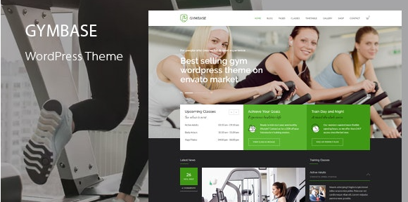 GymBase v16.2 – 响应式健身房 WordPress 主题