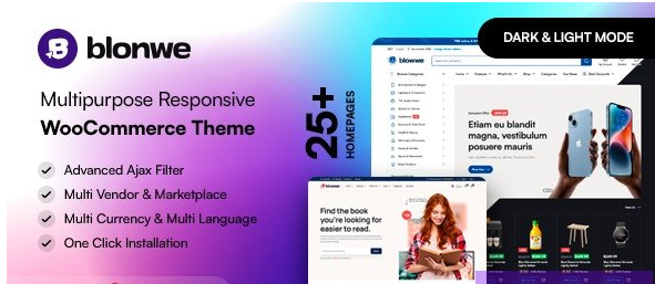 Blonwe v1.3.6 – 多用途 WooCommerce 主题