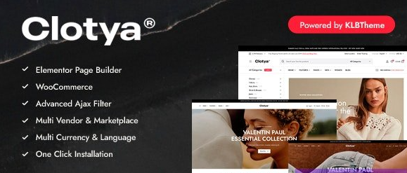 Clotya v1.5.2 – 时尚商店电子商务主题