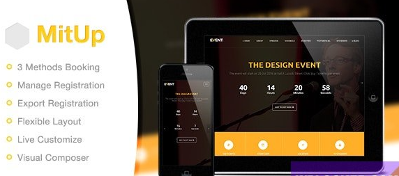 MitUp v1.3.6 – 活动与会议 WordPress 主题