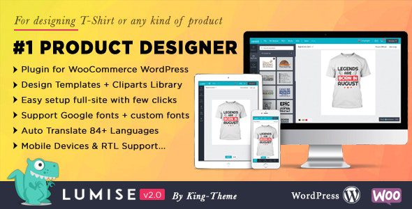 WooCommerce WordPress 产品设计师 |卢米斯2.1.1