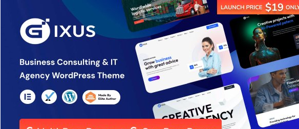 Gixus v2.8 – 商业咨询和IT机构 WordPress