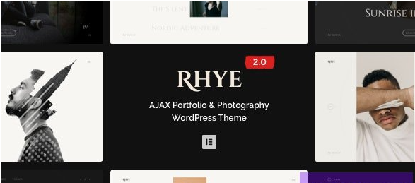 Rhye v4.3.0 – AJAX Portfolio WordPress 主题