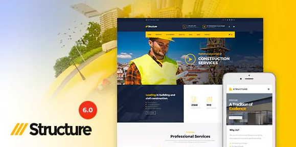 Structure v7.5.0 – 建筑 WordPress 主题