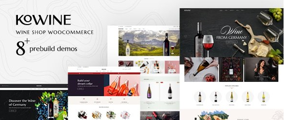 Kowine v1.3.2 – 葡萄酒商店 WordPress 主题