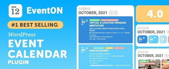 EventON v5.0.10 – WordPress虚拟活动日历插件